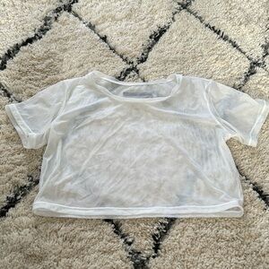 Alphalete mesh crop top